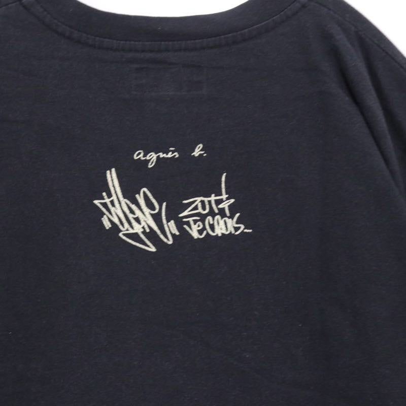 agnes b. | "ZOT" Graphic T-Shirt "Black"