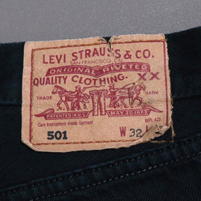 00s Levi's リーバイス vintage  W32 メンズ ブラックデニム イギリス製 501