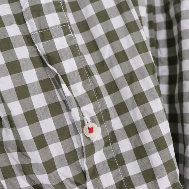 Brooks Brothers | Button Down Shirt "Olive/White Check"