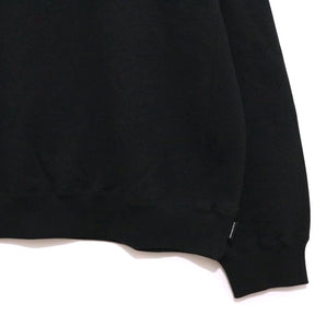 Anchor Inc. 25SS | Crewneck Sweatshirt "Black / Back Print"