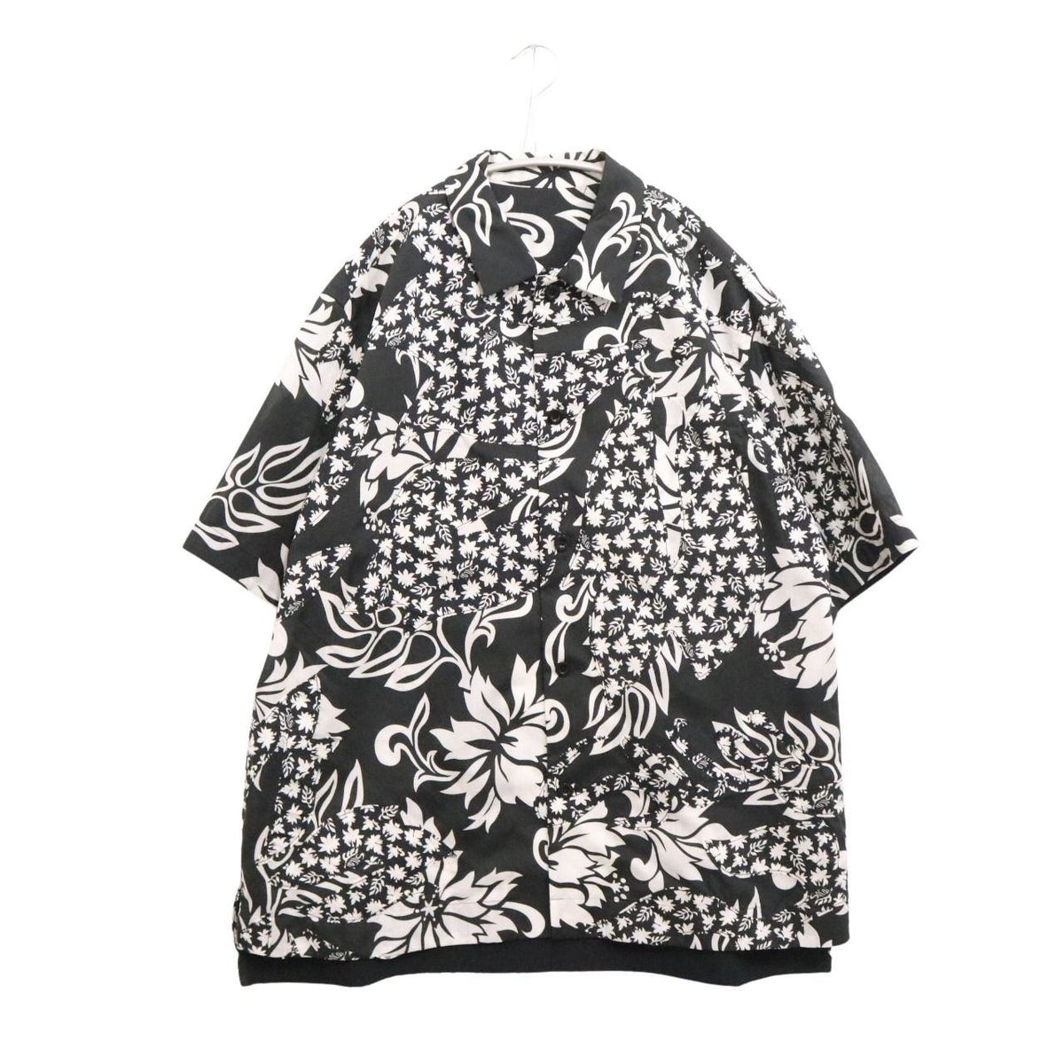 sacai(サカイ) 24SS Floral Embroidered Patch Shirt