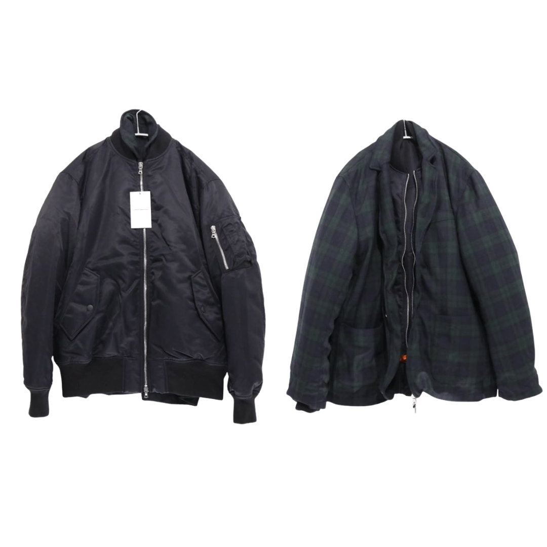 uniform experiment 25AW | Reversible MA-1 "Black" (UE-252038)