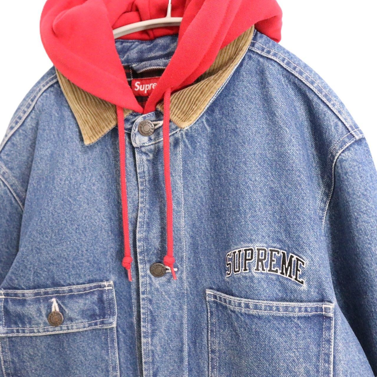 SUPREME(シュプリーム)17AW Hoode Chore Coat denim