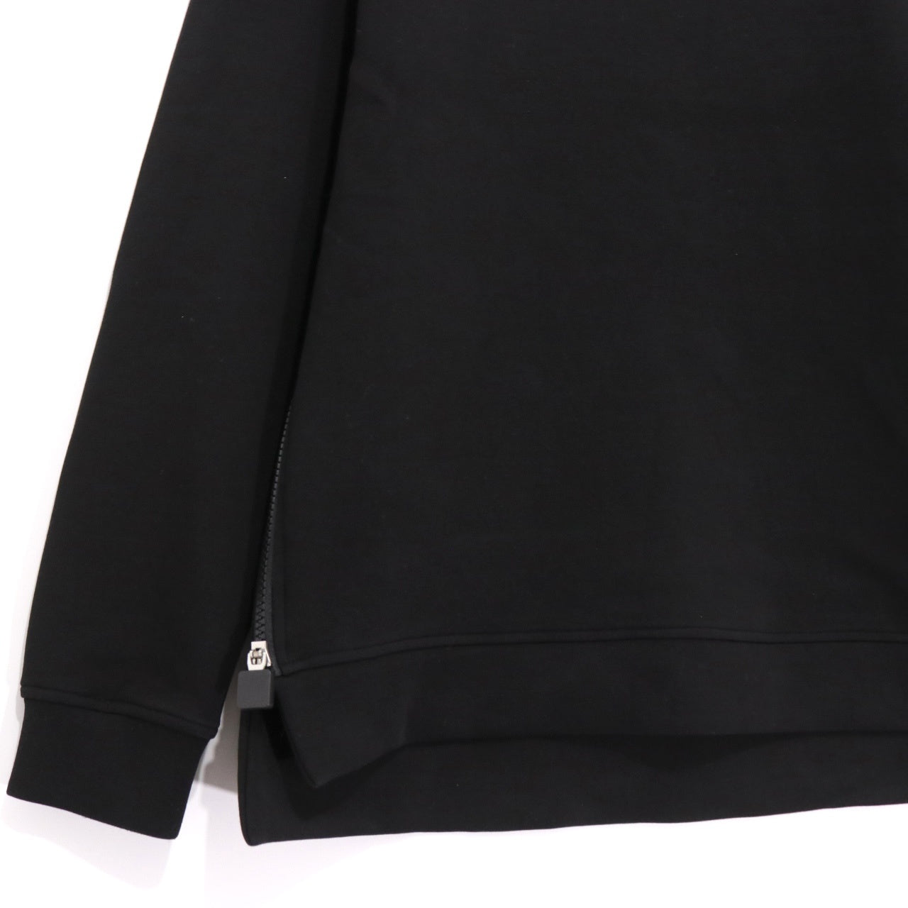 B/ | Zip Side Bonding Sweat Hoodie "Black"