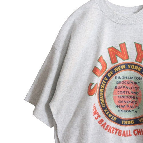 90s USA製 FRUIT OF THE LOOM vintage XL メンズ Tシャツ カットソー 半袖 シングルステッチ 1996年 SUNYAC