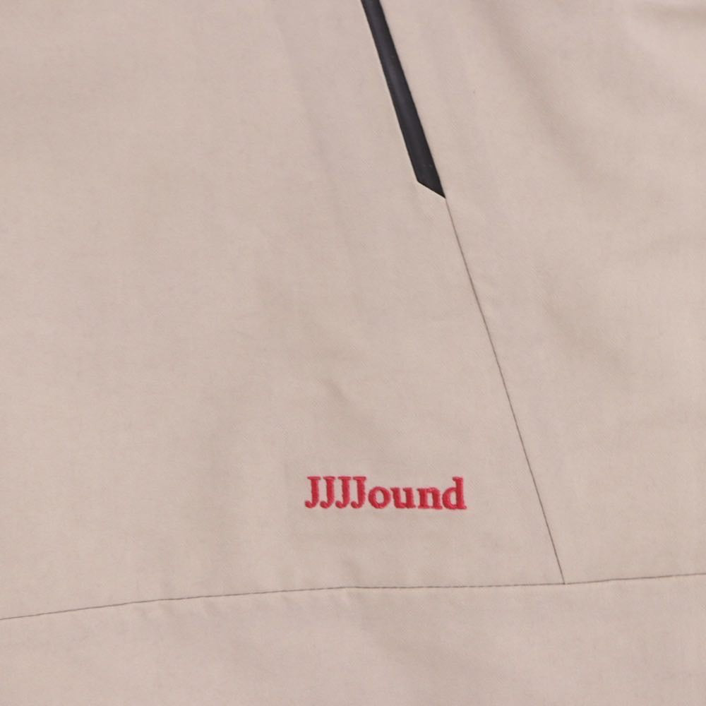 JJJJound × DESCENTE ALLTERRAIN 25AW | HARD SHELL JACKET "Beige / Gray" (DU5FWBJ1MB)