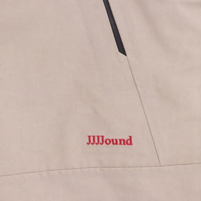 JJJJound × DESCENTE ALLTERRAIN 25AW | HARD SHELL JACKET "Beige / Gray" (DU5FWBJ1MB)