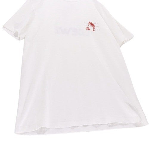 LOEWE 19AW | William De Morgan Frog Print T-Shirt "White/Burgundy"