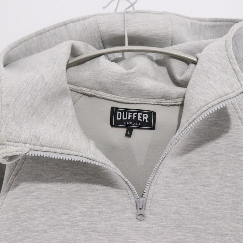 THE DUFFER OF ST. GEORGE 23AW | BLACK LABEL SORONA Danball Knit Hoodie "Gray" (237902)