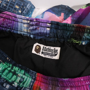 A BATHING APE 20SS | NEON TOKYO MULTI CAMO SWIM SHORTS (001SPG301023X)