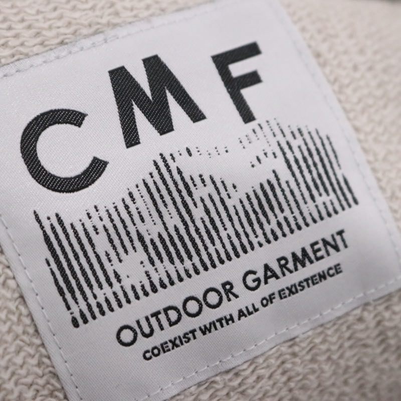 CMF OUTDOOR GARMENT 21SS | Mixed Material Sweat Hoodie "Beige" (CMF2101-J10J)