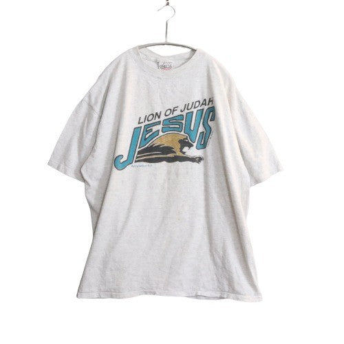 90s USA製 ONEITA vintage XL メンズ 半袖Tシャツ 1993年 JESUS LION OF JUDAH シングルステッチ