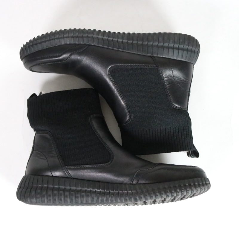 GEOX 20AW | D NOOVAE A "Black / Knit & Leather" (D04GAA / D02GAA)