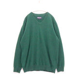 Barbour 18AW | Essential V-Neck Lambswool Jumper "Forest Green" (MKN1177GN78)