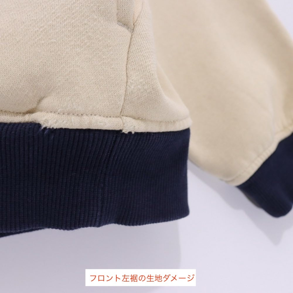 Evisen Skateboards | Logo Half-Zip Sweatshirt "Beige"