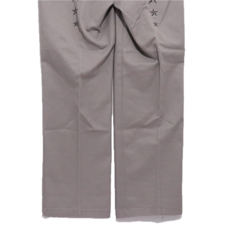 Dickies 90s-00s | Star Graphic Work Pants "Gray" (Made in Mexico)