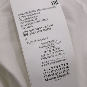 MAISON MARGIELA(メゾンマルジェラ) 21ss Organic Cotton Oxford Shirt