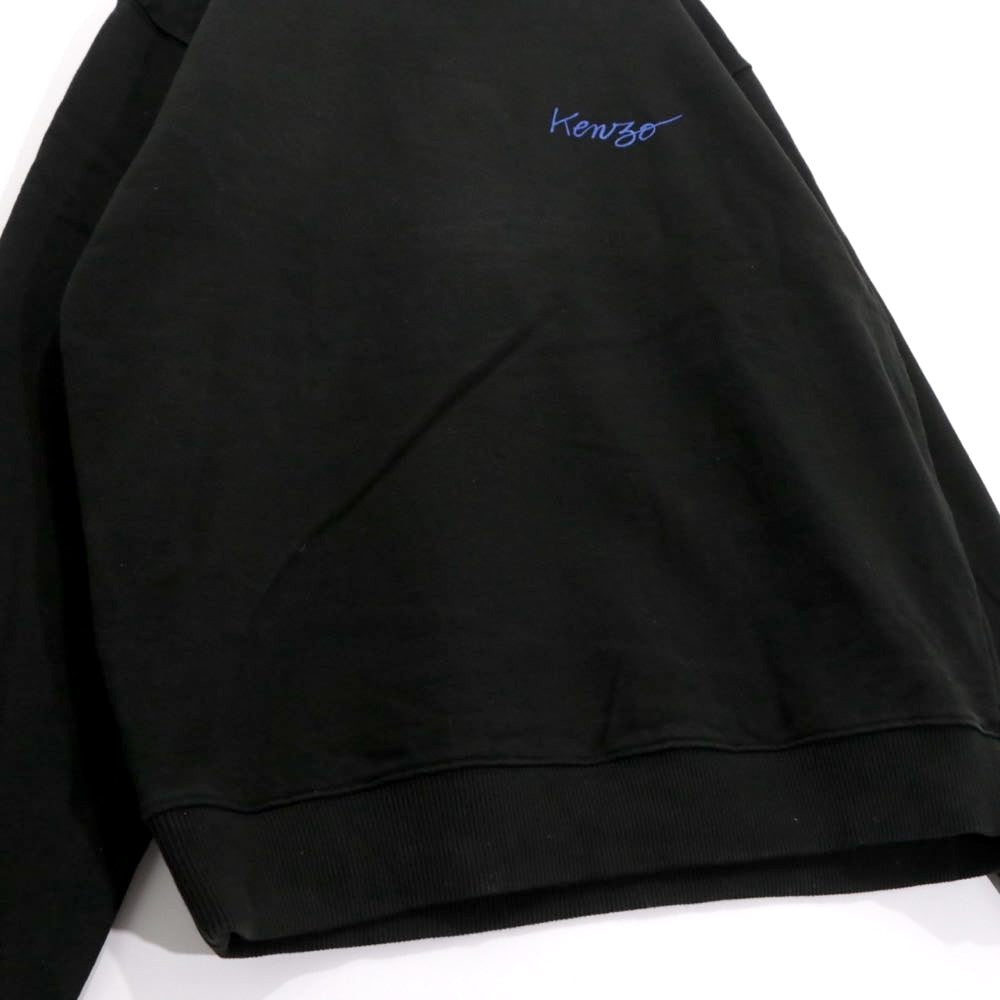 KENZO 22AW | Boke / Poppy Flower Print Sweatshirt "Blue / Navy" (FC65SW4254MF)