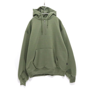 DAIWA PIER39 22AW | TECH HALF ZIP SWEAT SHIRTS "Olive Green" (BE-51022W)