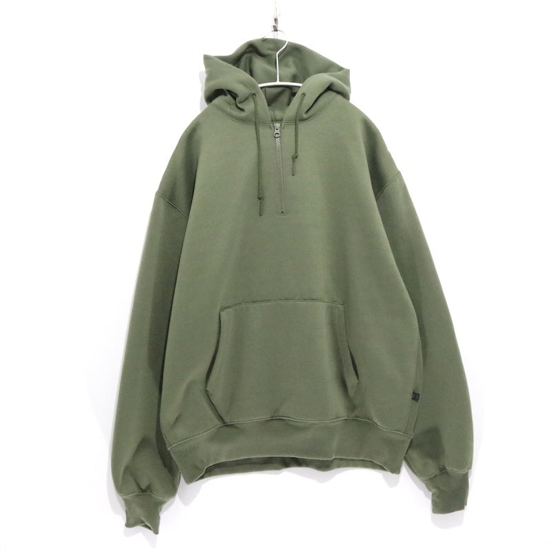 DAIWA PIER39 22AW | TECH HALF ZIP SWEAT SHIRTS "Olive Green" (BE-51022W)