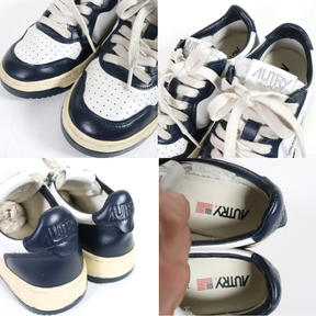 AUTRY| Medalist Low Sneakers "White/Blue" (AULW WB04)