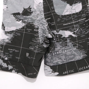 sacai 20SS | World Map Short Pants "Black" (20-02303M)