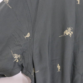 TOWN 25SS | COWBOY Open Collar Shirt "Dark Green" (25SS-SNTN-01)