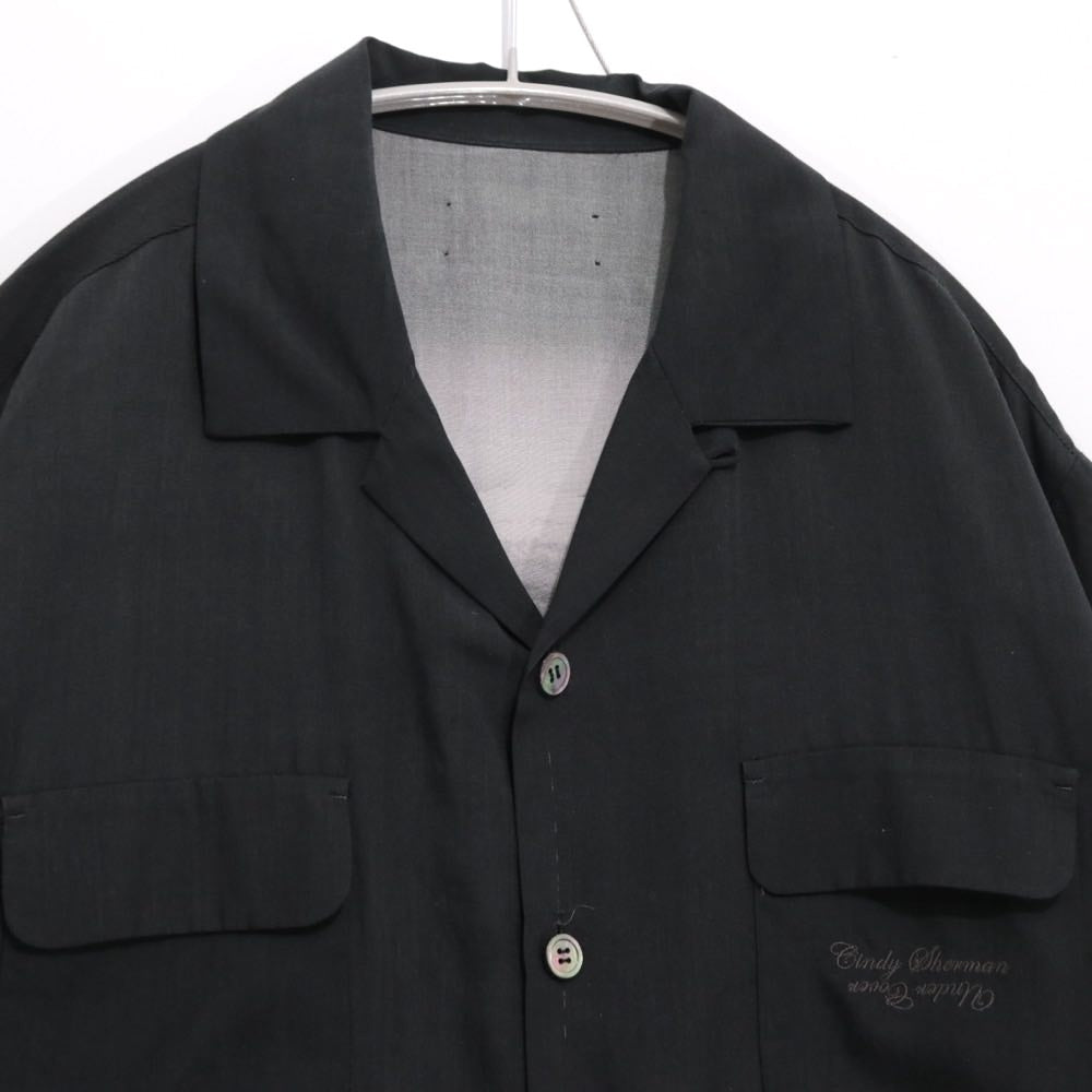 UNDERCOVER 20SS | "Cindy Sherman" Open Collar Shirt "Black"