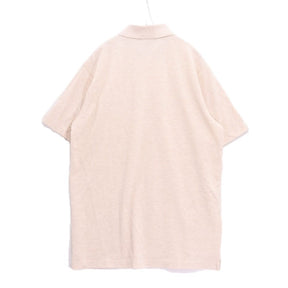 BURBERRY LONDON 90s 00s | Nova Check Collar Polo Shirt "Beige" (Made in Hong Kong)