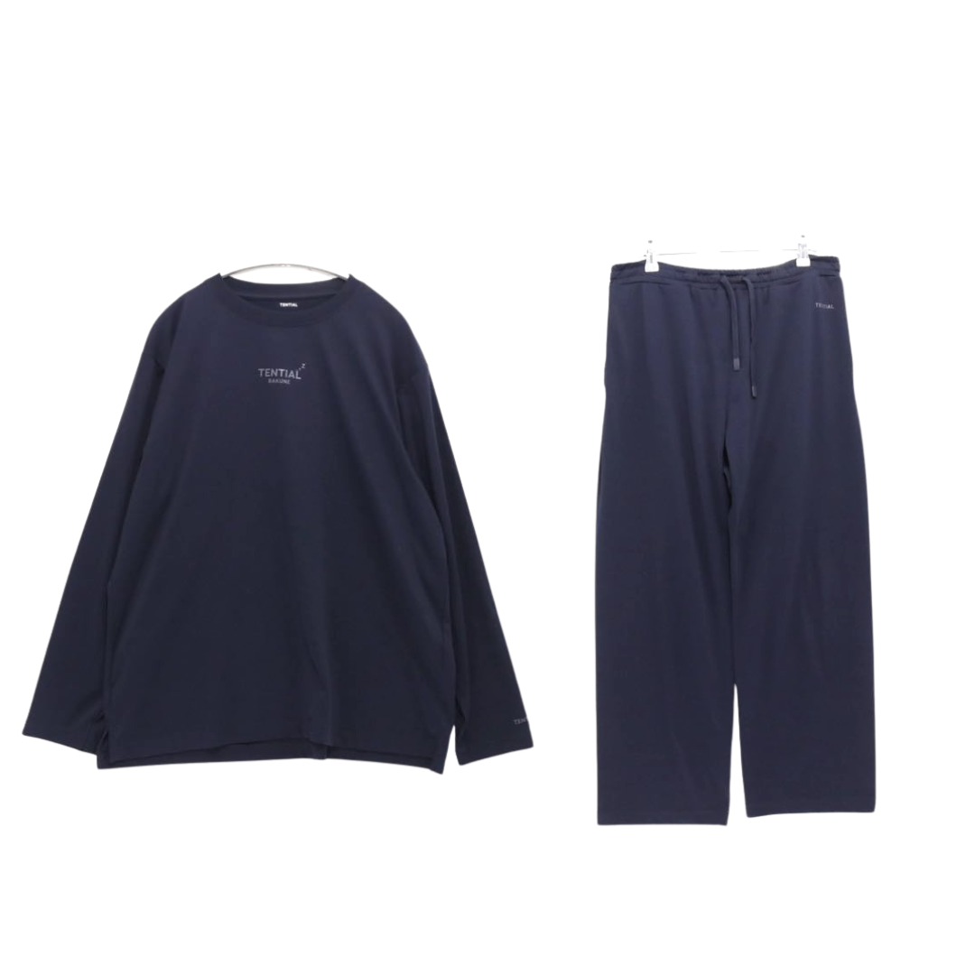 TENTIAL 25SS | BAKUNE Dry Long Sleeve T-Shirt & Long Pants "Navy" (25SSBA003M / 25SSBA004M)