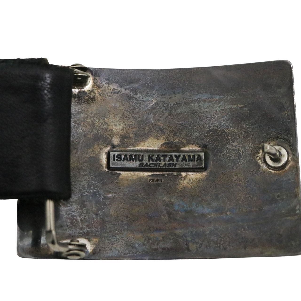 ISAMU KATAYAMA BACKLASH(イサムカタヤマバックラッシュ)  Leather Belt Silver 950