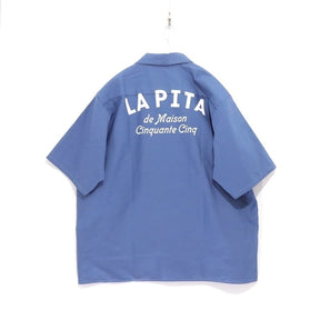 La Pita de maison cinquante cinq | Staff Work Shirt "Blue"