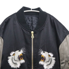 ISAMU KATAYAMA BACKLASH(イサムカタヤマバックラッシュ) 19AW Padded Souvenir Jacket MA-1 TIGER