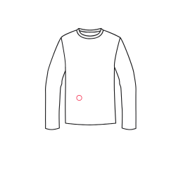 Richardson(リチャードソン) 18ss Strawberry Long Sleeve Tee