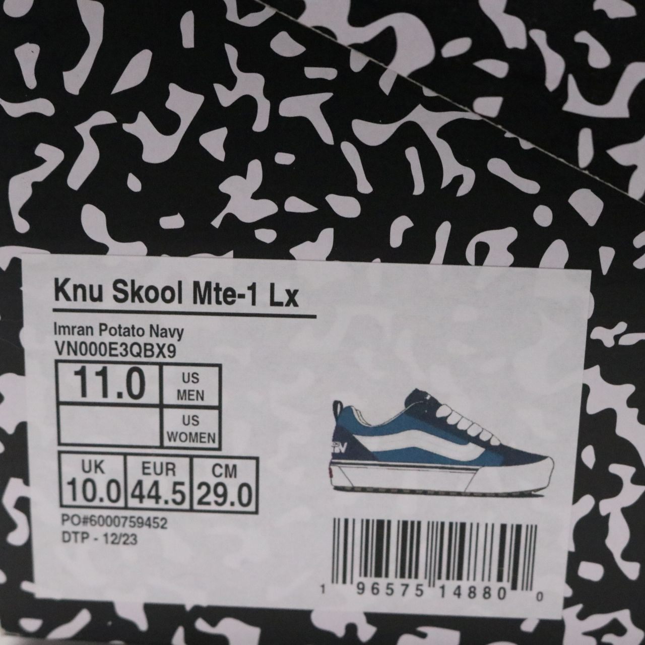 VANS(ヴァンズ)×Imran Potato(イムラン ポテト)Knu Skool MTE-1 LX “Navy”