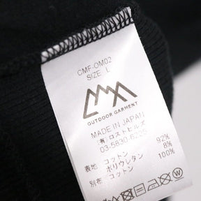 CMF OUTDOOR GARMENT 25SS | OM TEE S/S "Black/Deodorant Stretch" (CMF-OM02)