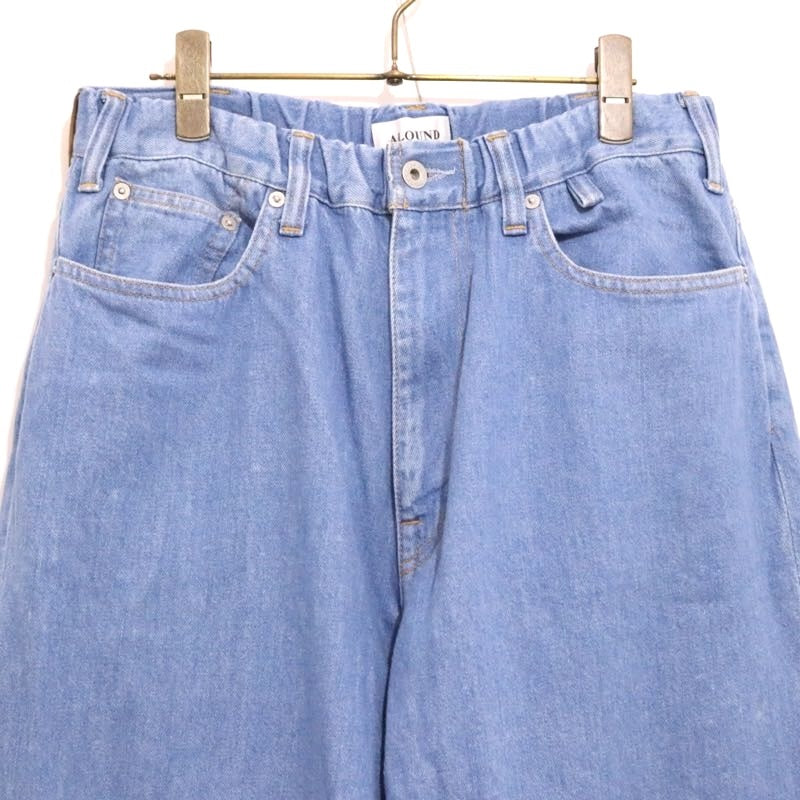 ALOUND 25SS | VENTILATION BLEACH DENIM PANTS "Ice Blue"
