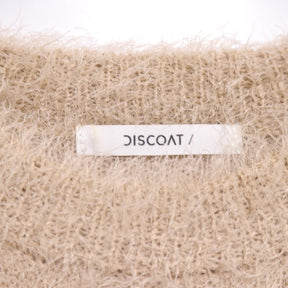Discoat 23AW | Feather Yarn Knit Pullover "Beige" (DPZ2032305A0008)