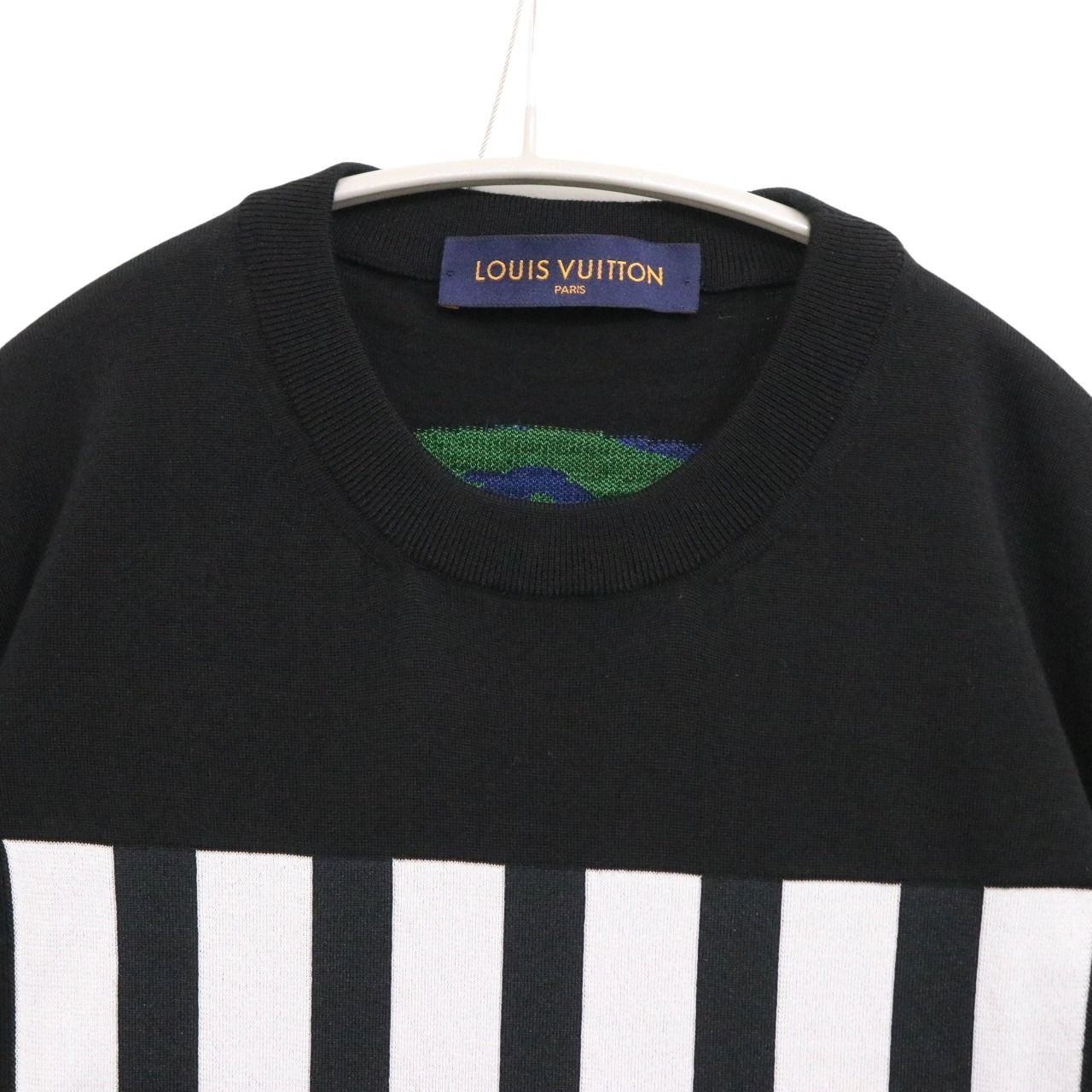 LOUIS VUITTON(ルイヴィトン) 19AW Barcode and Earth Knit T-shirt