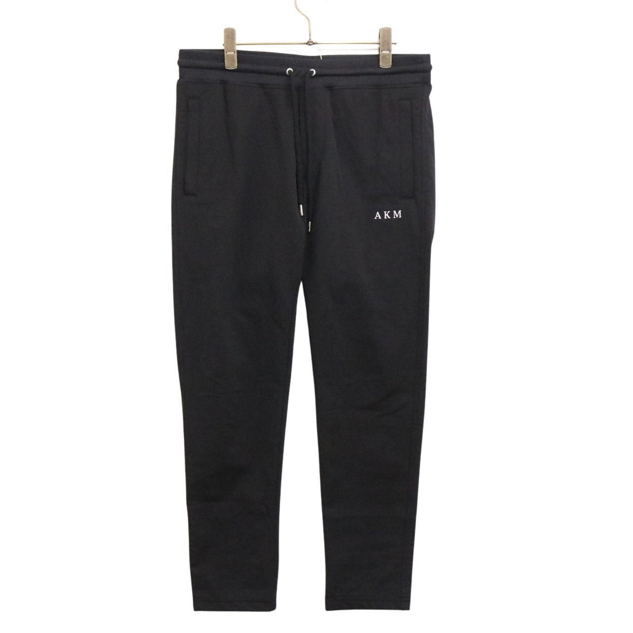 AKM(エーケーエム) COMPACT FRENCH TERRY 1POINT AKM LOGO EASY PANTS
