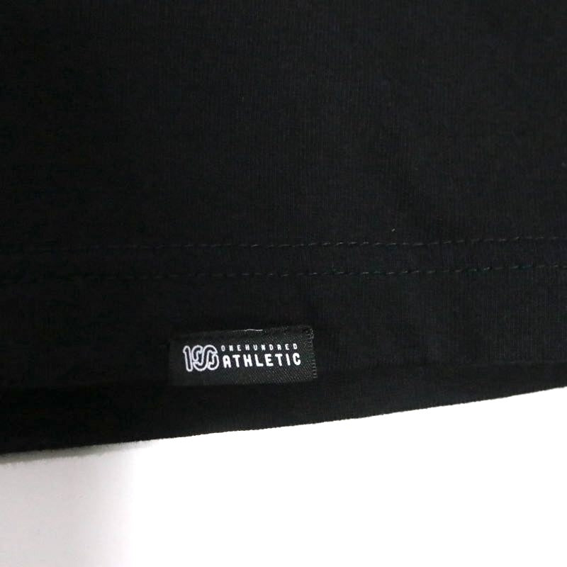 100ATHLETIC × FIDES × FIRST ORDER | S/S Tee "Black"