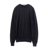 PRADA 23AW | High-Gauge Wool Crew-Neck Knit "Black" (DNA641 S152 128D)