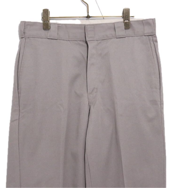 Dickies 90s-00s | Star Graphic Work Pants "Gray" (Made in Mexico)
