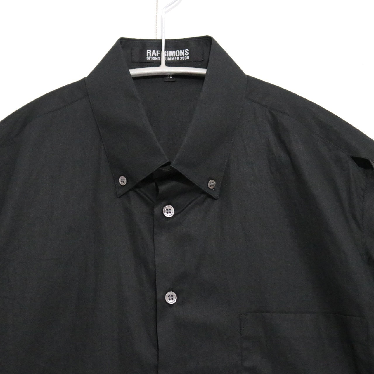 RAF SIMONS 06SS | Button Down S/S Shirt "Icarus Surgit" (Black)