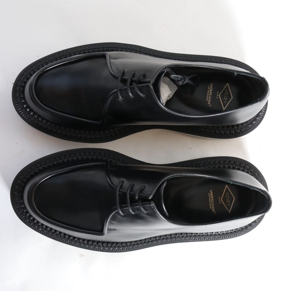 UNDERCOVER x ADIEU PARIS 20SS | Polished Leather Creeper Shoes "Black" (UCY4F03)