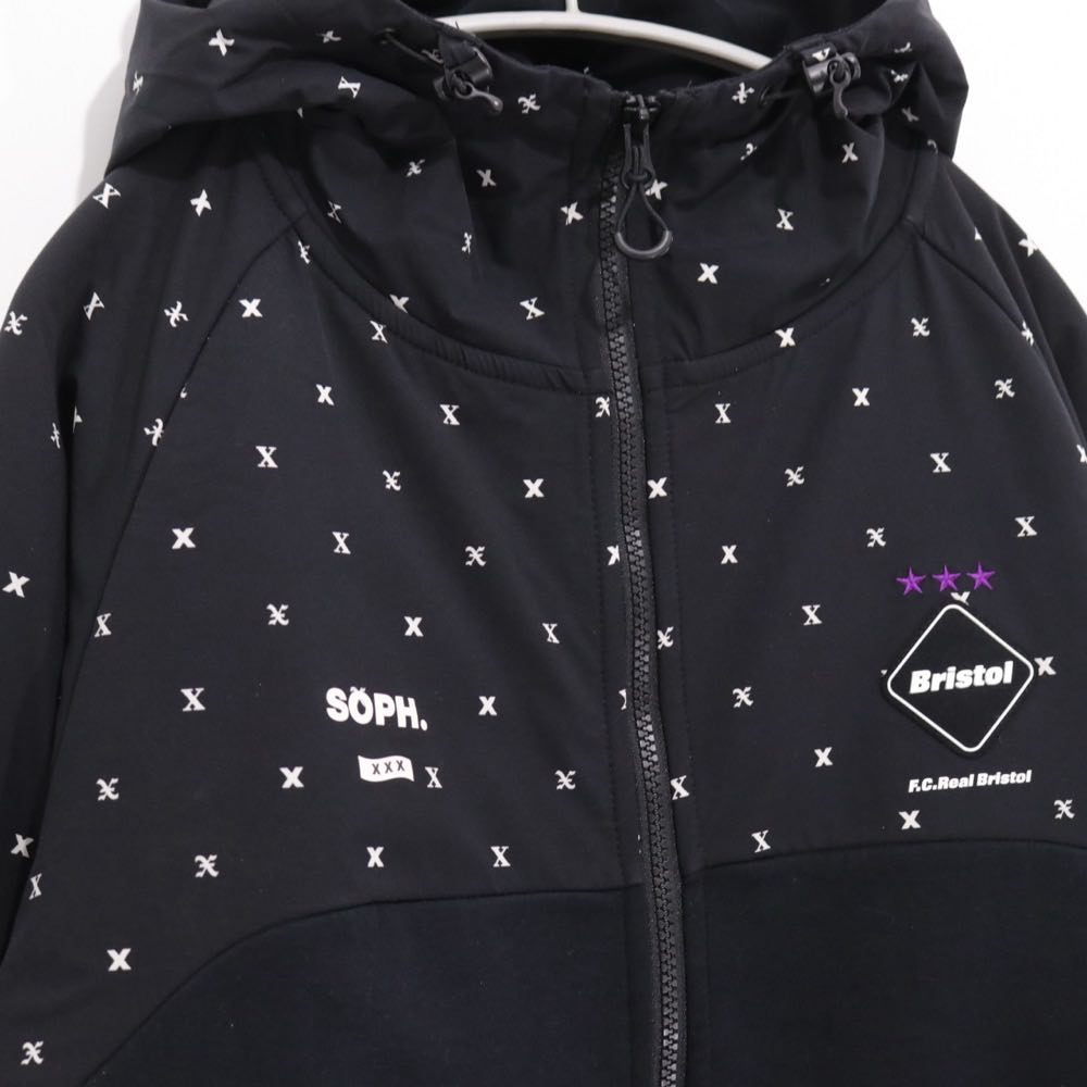 F.C.Real Bristol 21SS | GOD SELECTION XXX Training Ventilation Hoodie "Black" (FCRB-210116)