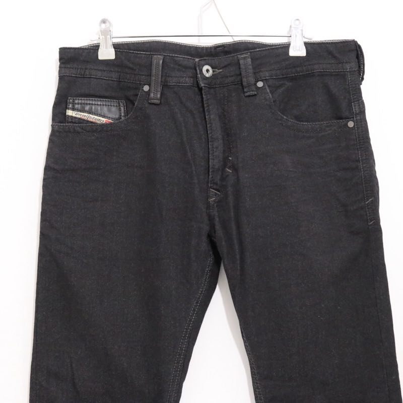 DIESEL | JoggJeans THAVAR "Black" (Denim Sweat Pants)
