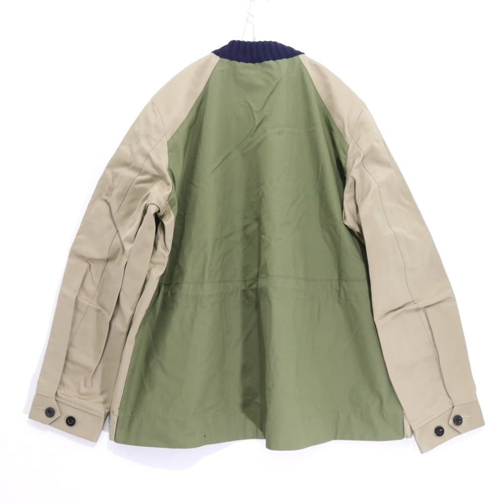 sacai 25SS | Cotton Chino Mix Pullover (25-03606M)