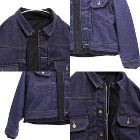 Levi's x sacai 25SS | Men's Denim x Nylon Twill Reversible Blouson "Indigo / Black"