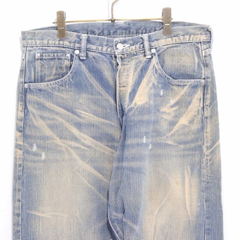 SWAGGER | Damage Denim Pants "Indian & Dollar" Embroidery (SWGPTS-271)